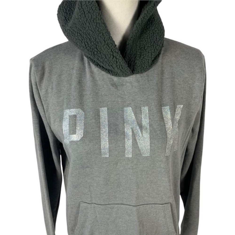 PINK by Victoria's Secret Gray Graphic Hoodie - Picture 1 of 6